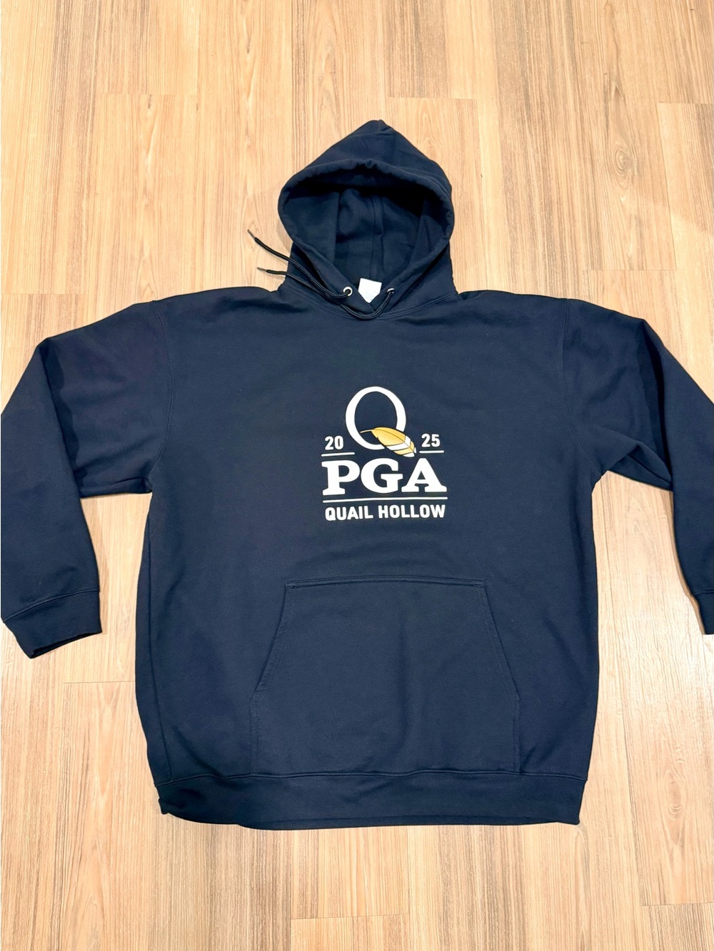 PGA Tour Men’s XXL Quail Hollow 2025 Black Hoodie